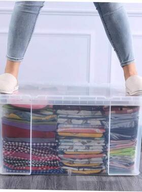 Storage box plastic box 80025829transparent dormitory organi