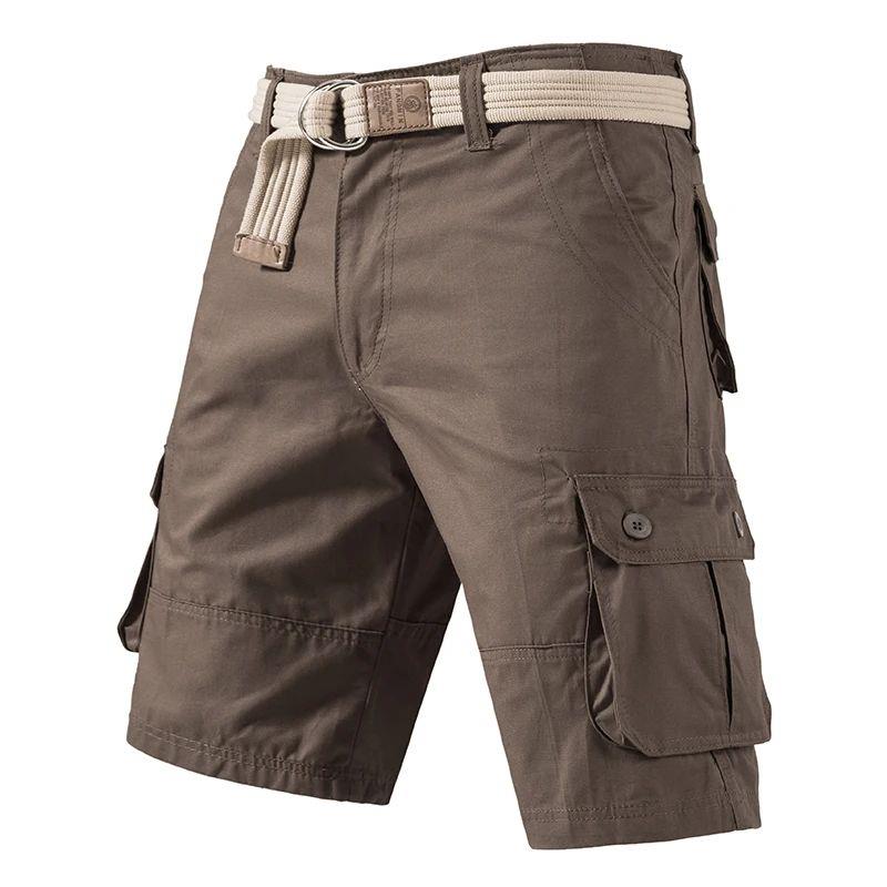 Cargo Knee Shorts Men Sports Casual Bermuda Shorts Plus Size