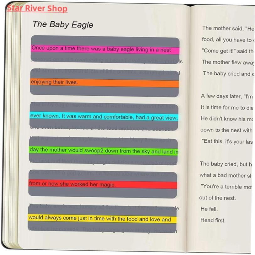 For Dyslexia People Paper Reading Guide Strip Reading Highli