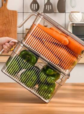 plastic food storage box ki无品牌/tchen refrigerator drawer
