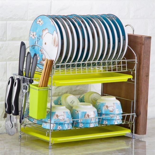 dowl rack cabinet cutlery dish drain rack plate dry