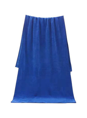 劳保佳洗车毛巾吸水纤维擦车巾加厚加长超大毛巾60*180CM蓝色