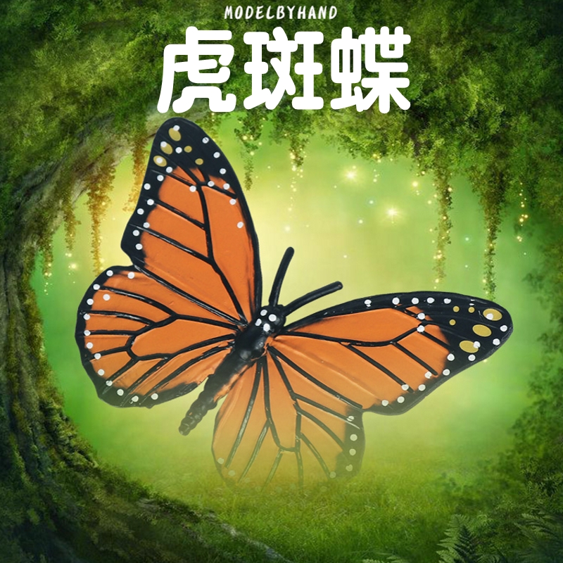 虎斑蝶是斑蝶属的一种，常见于湿地公园内