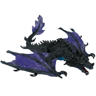 西方龙动物模型远古喷火飞龙夜猎龙史前巨兽儿童仿真玩具男孩手办