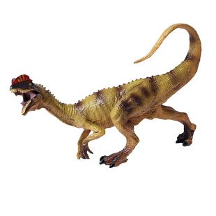 林畅模玩儿童恐龙玩具双冠龙模型双棘龙双嵴龙仿真动物套装男孩