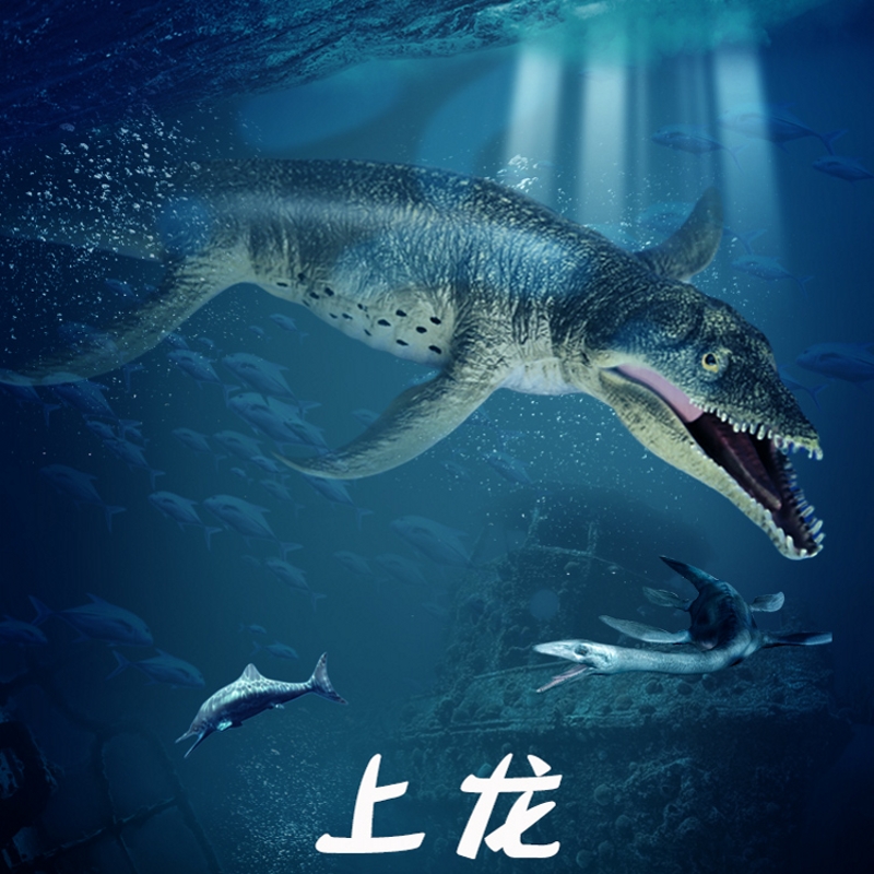 林畅儿童海洋恐龙玩具上龙模型