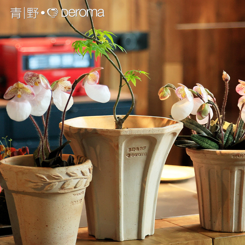 deroma帝罗马透气陶土花盆联名款自由之门陶盆阳台庭院绿植种植盆,鲜花速递/花卉仿真/绿植园艺,花盆,淘宝优惠券,粉丝福利购,淘宝优惠卷