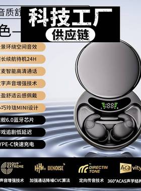 瑞禾科技新款真无线无线耳机爆款迷你骨传导持久高音长续航新款科