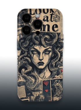 TTON美壳iPhone1615Promax手机壳美杜莎苹果14/13/12/11菲林8P软壳xrxsiPhone16/15一加vivo小米oppo防摔保护