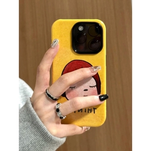 日韩ins奈良美智苹果16promax手机壳iPhone15菲林14二合一13 1211苹果vivo华为oppo小米一加魅族荣耀红米
