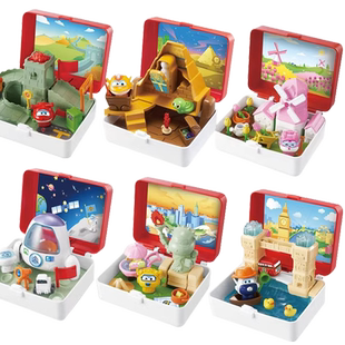 奥迪双钻超级飞侠去哪儿包裹盲盒乐迪自然风光名胜古迹场景玩具