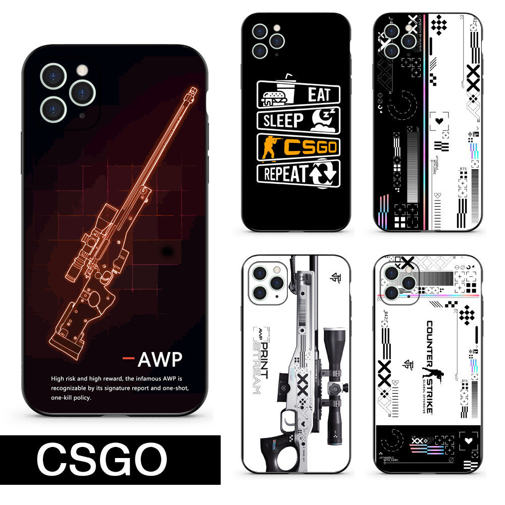csgo印花手机壳适用苹果i