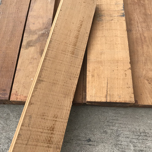 缅甸柚木实木家具料 高端护墙楼梯地板料 家具材DIY个性大板户外