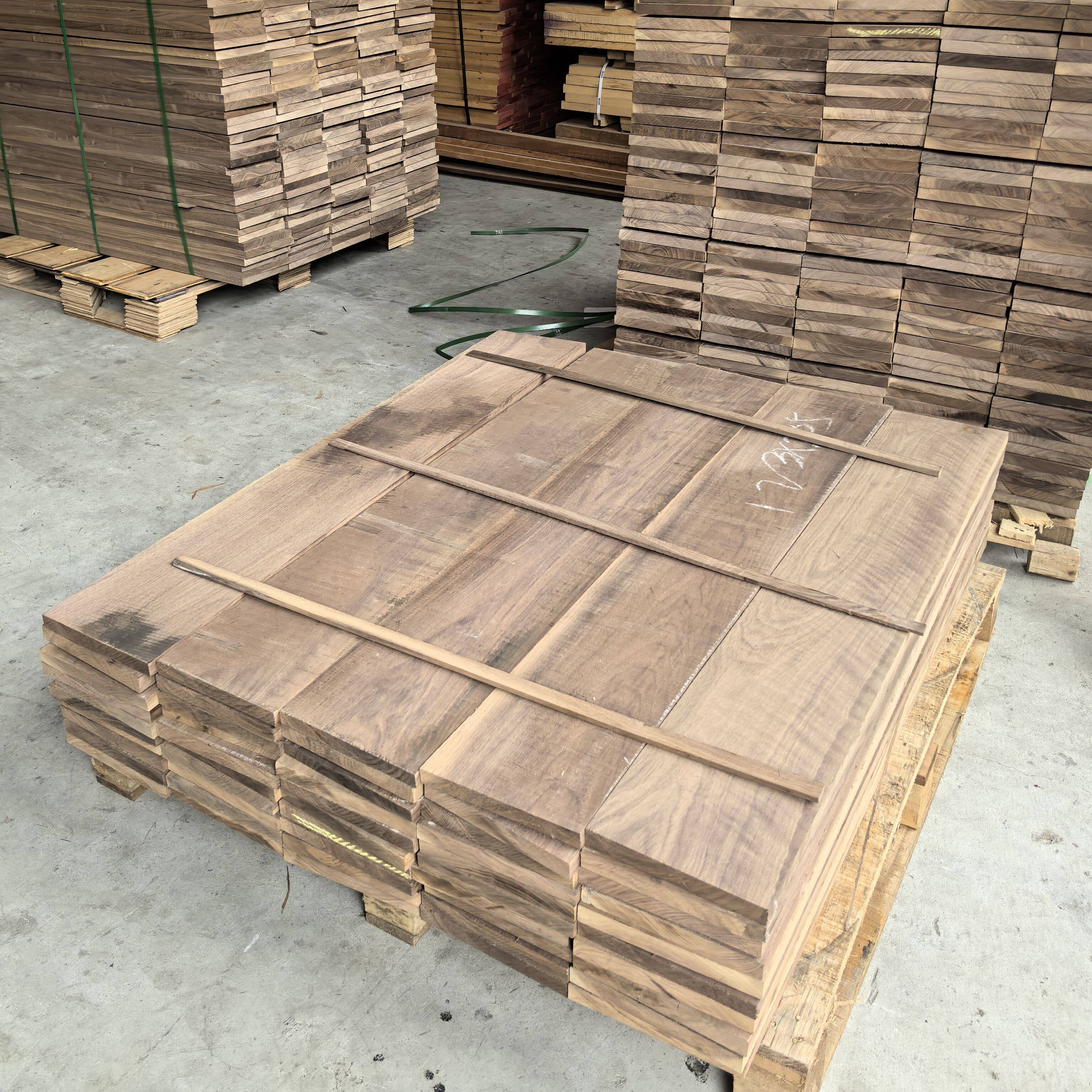 北美黑胡桃木规格料地板料美国黑胡桃纯实木整块DIY木板料实木具