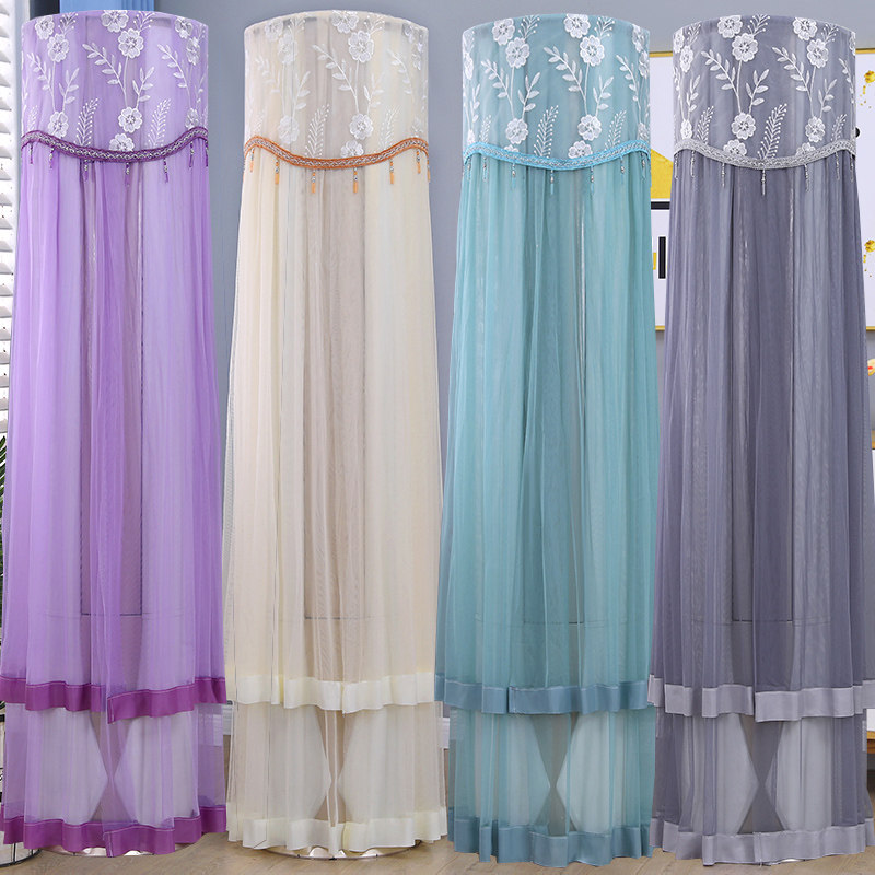 新款柜式空调防尘罩圆形柜机立式客厅格力美的海尔圆柱空调套通用