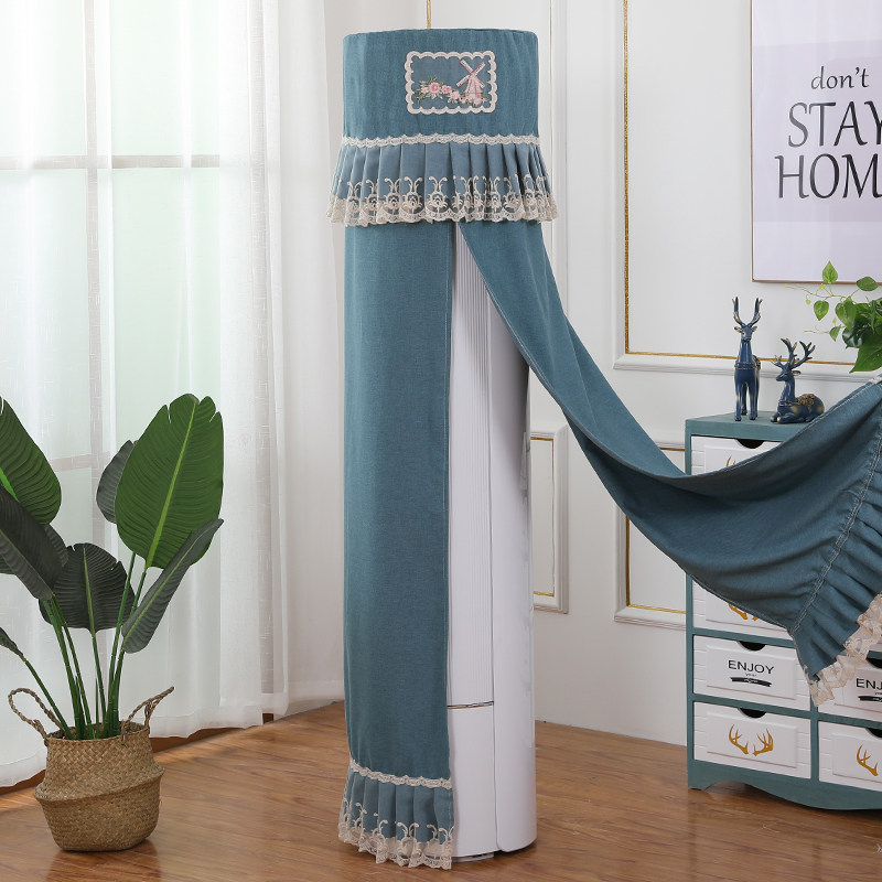 空调罩套立式圆形圆柱形柜机通用开机不取客厅空调防尘罩2025新款