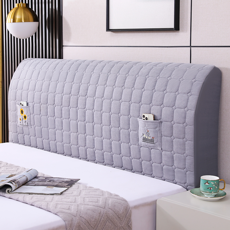 新款床头套罩加厚软包全包床头罩