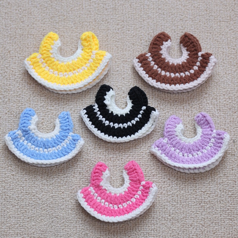 童手工钩织小裙子掌门狗娃娃衣服适用于拉布布玩偶手工韩版辅料