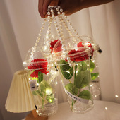 七夕节礼物夜市摆摊送女生女友香皂花单支玫瑰女神节礼品