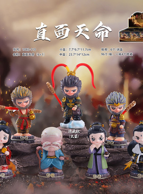 抖音热卖黑神话之直面天命盲盒游戏公仔手办桌面装饰潮玩