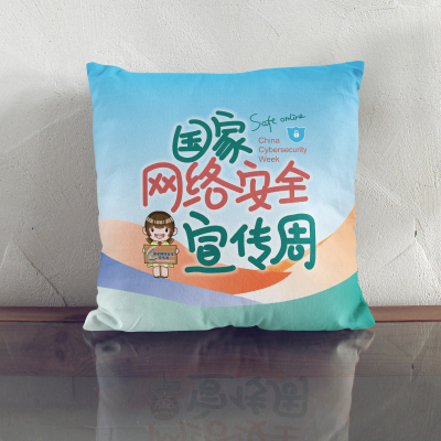 通信管理局2025网络安全宣传周活动礼品物料纪念品抱枕靠枕定制