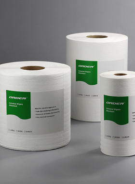 无尘纸工业擦拭纸大卷吸水吸油无纺布除尘纸工业用擦机布吸油纸