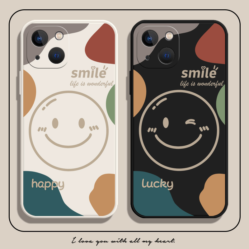 创意笑脸适用苹果系列手机壳