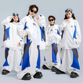 儿童街舞潮服男童女童嘻哈套装 小学生运动会服装 少儿hiphop表演服