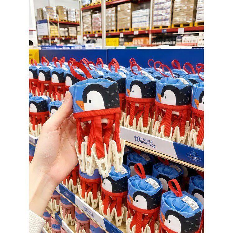 【旅行晾衣神器】小巧便携可折叠魔术贴衣夹旅行外出酒店实用衣架