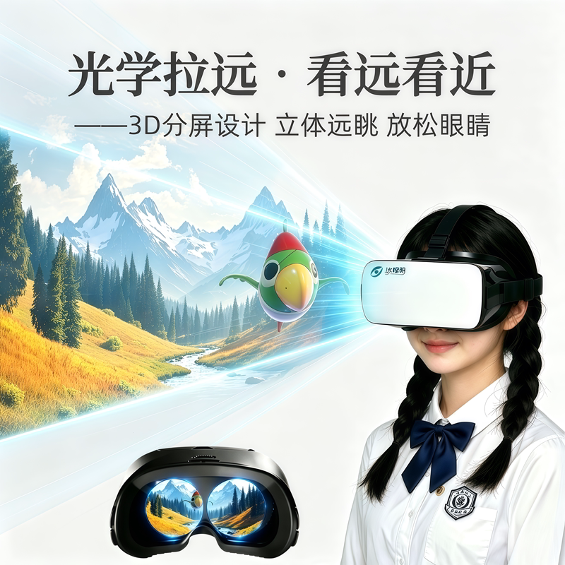 看远看近放松眼睛锻炼调节视功能