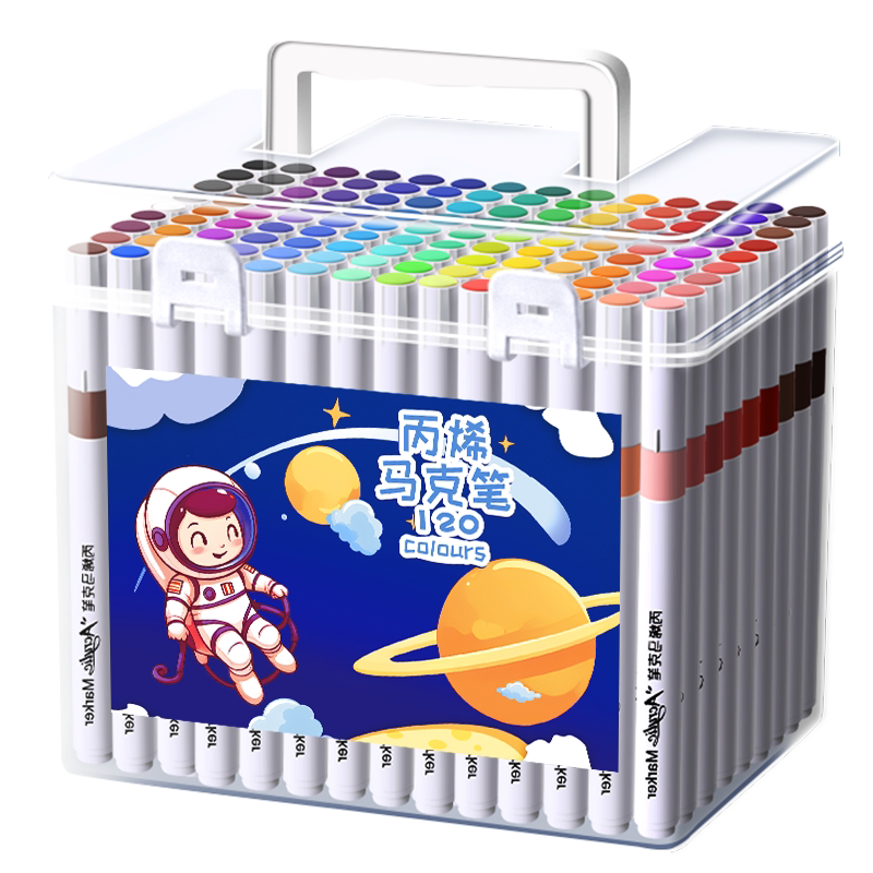 丙烯马克笔防水不透色水彩笔