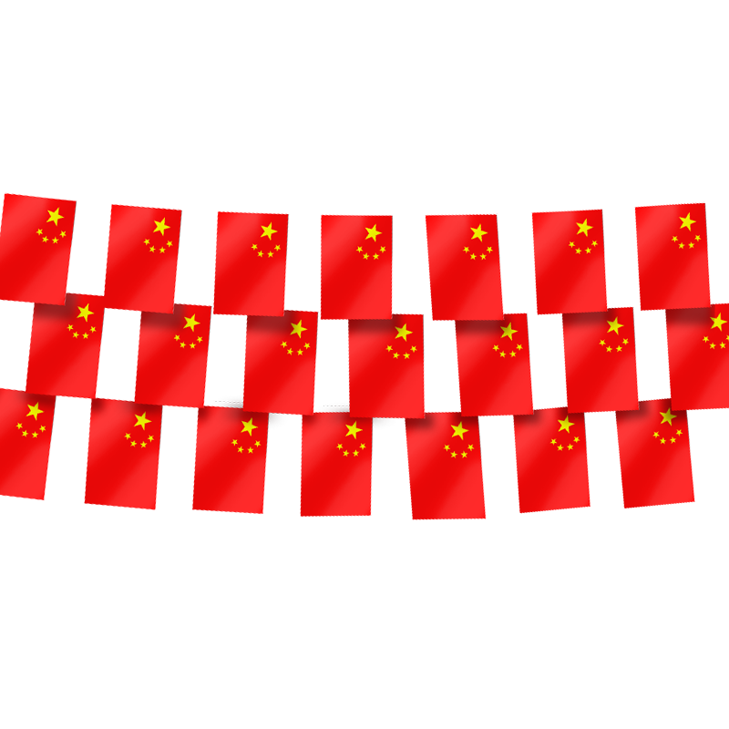 国旗串旗五星红旗中国小国旗