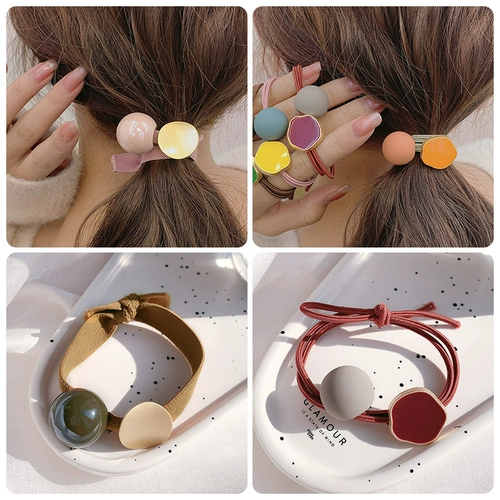 Брендовая милая резинка для волос, заколка для волос, аксессуар для волос, популярно в интернете, простой и элегантный дизайн