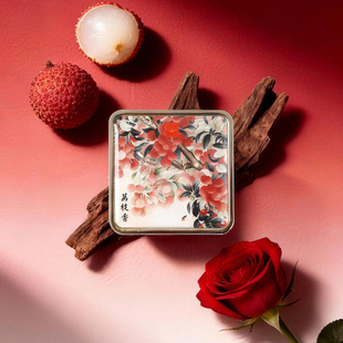 长安 荔枝香膏水润小众固体香水淡香持久荔枝壳 荔枝 荔枝香