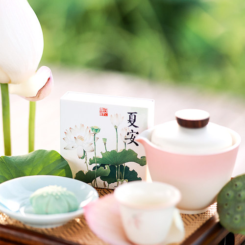 荷花香膏荷叶莲花持久留香