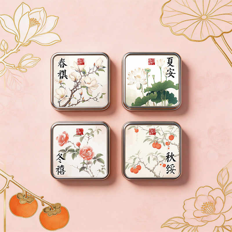 【节日礼物】春夏秋冬四季香膏汉书祝颂白兰花果实香春节送礼中性