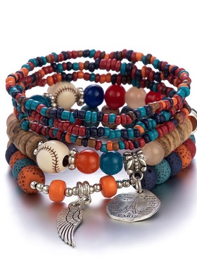 波西米亚手链手环手串饰品情侣男女个性民族风复古配饰小众串珠