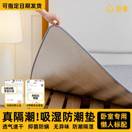 家用防潮垫床上用双人防水防霉隔脏床垫加厚可折叠毛毡可专用隔潮