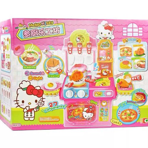冰箱HelloKitty过家家仿真玩具