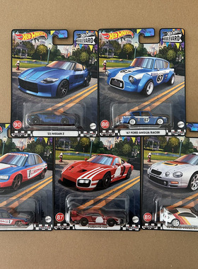 风火轮挚爱之选GJT68花园大道5合金车月亮巴士林荫斯巴鲁铁底胶胎