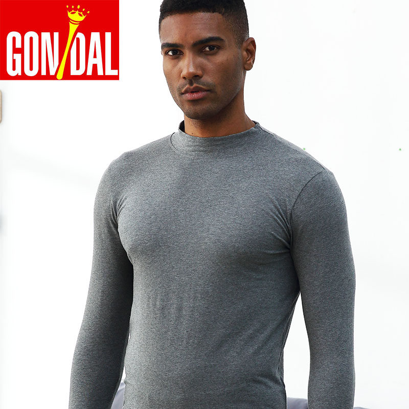 冠得男士半高领纯棉毛衫保暖上衣内衣套装秋衣青年中老年人单件,女士内衣/男士内衣/家居服,保暖套装,淘宝优惠券,粉丝福利购,淘宝优惠卷