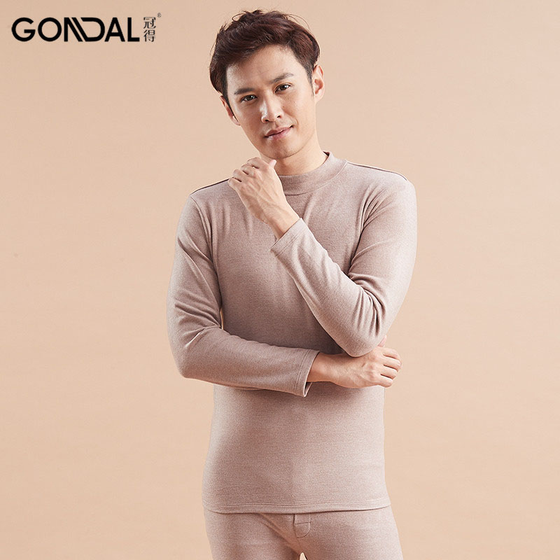 冠得男士中领保暖内衣