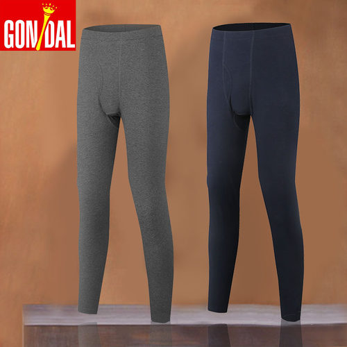 冠得秋裤纯棉莱卡库线内衣下身