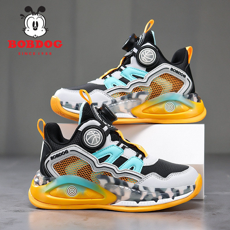 巴布豆春秋季男童运动鞋儿童篮球鞋防滑百搭田径跑步鞋小学生球鞋