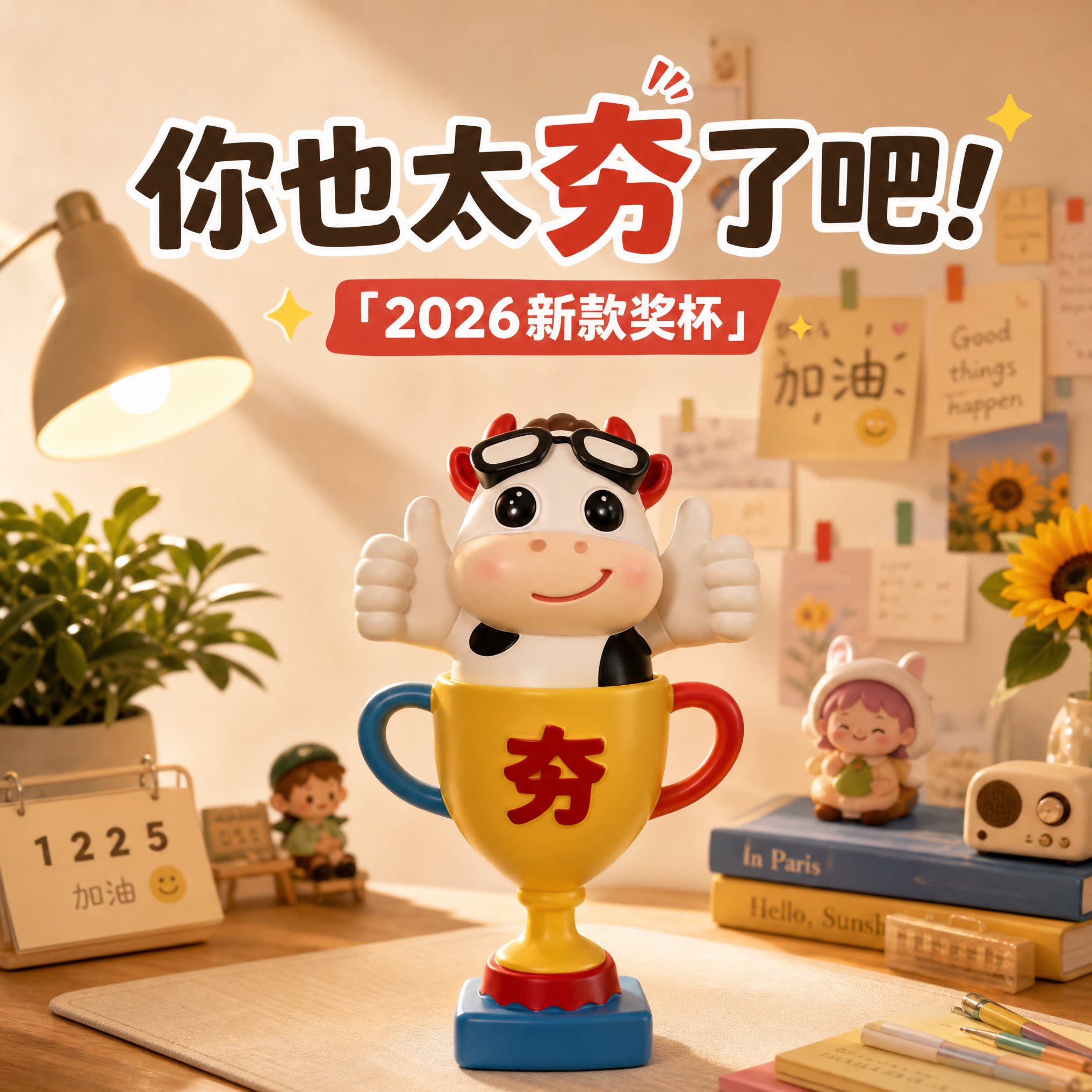 创意奖杯2026新款定制年会纪念品