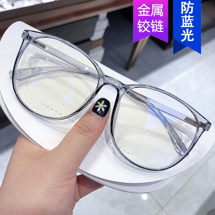 日系coopkoop防蓝光大框圆形眼镜框 素颜新款眼镜架超轻文艺