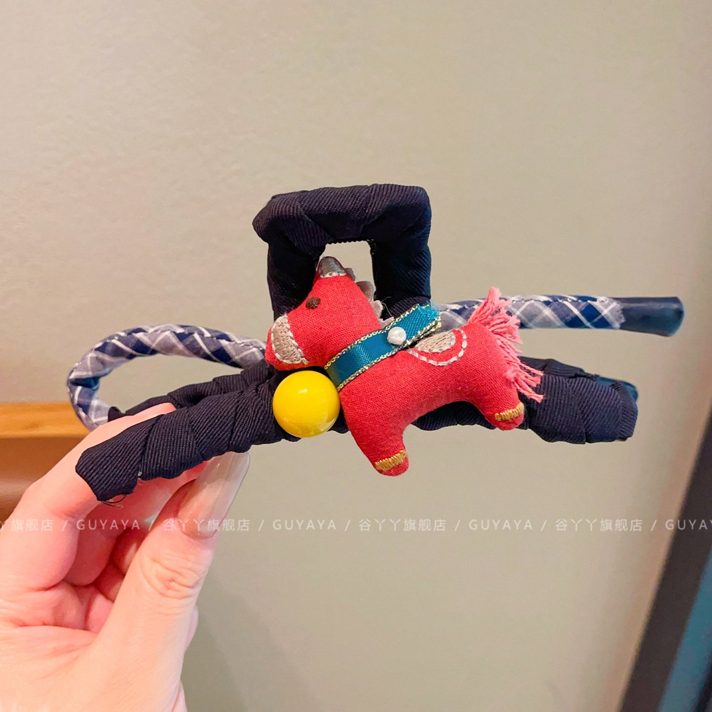 儿童马年蝴蝶结双面鲨鱼夹女童2026新款布艺显发量后脑勺盘发夹,童装/婴儿装/亲子装,发饰,淘宝优惠券,粉丝福利购,淘宝优惠卷