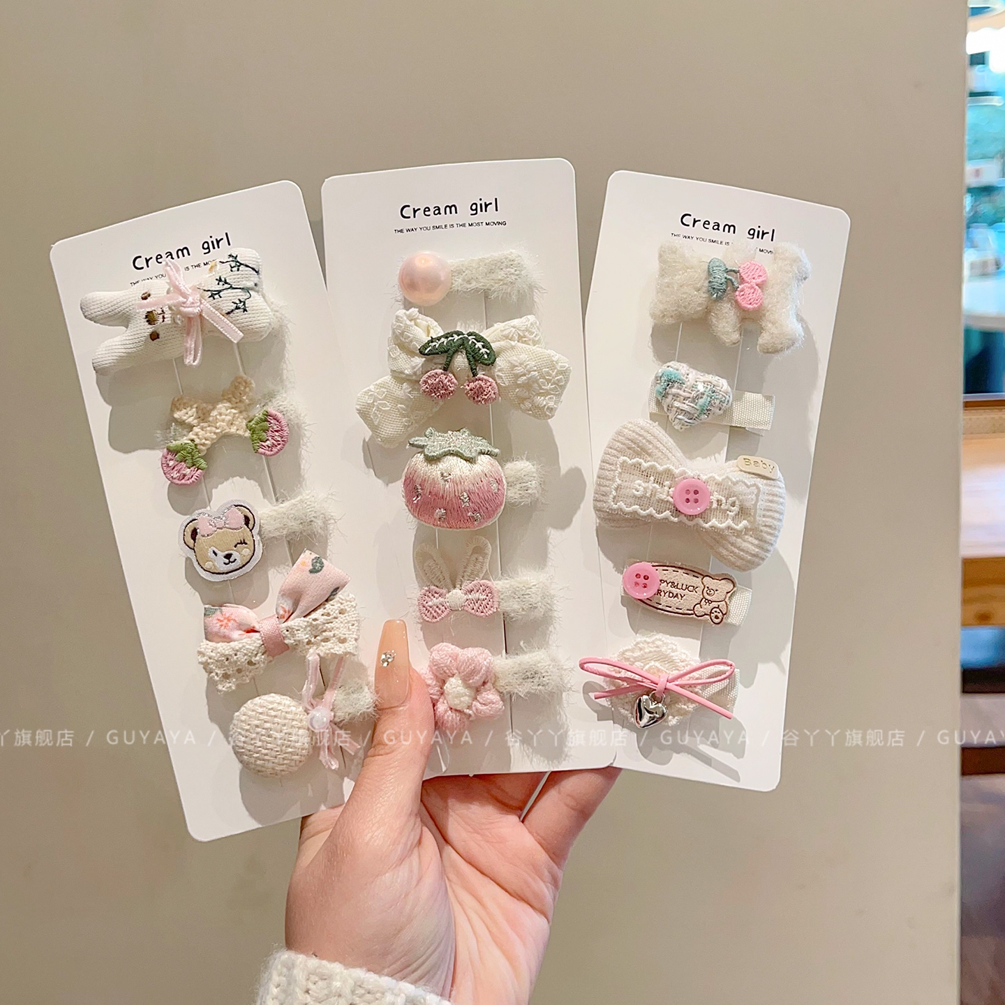 甜美可爱儿童侧边夹韩系发卡