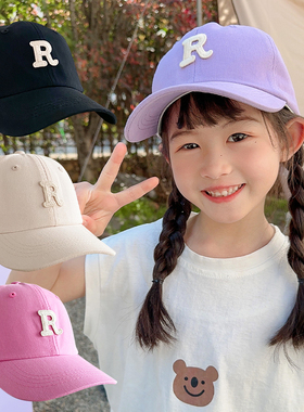 女童鸭舌帽2026新款儿童春秋款男女孩防晒帽太阳帽子宝宝棒球帽潮
