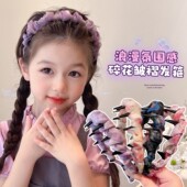 儿童波浪发箍2025新款 女生高颅顶头箍宝宝不勒头发卡带齿防滑头饰